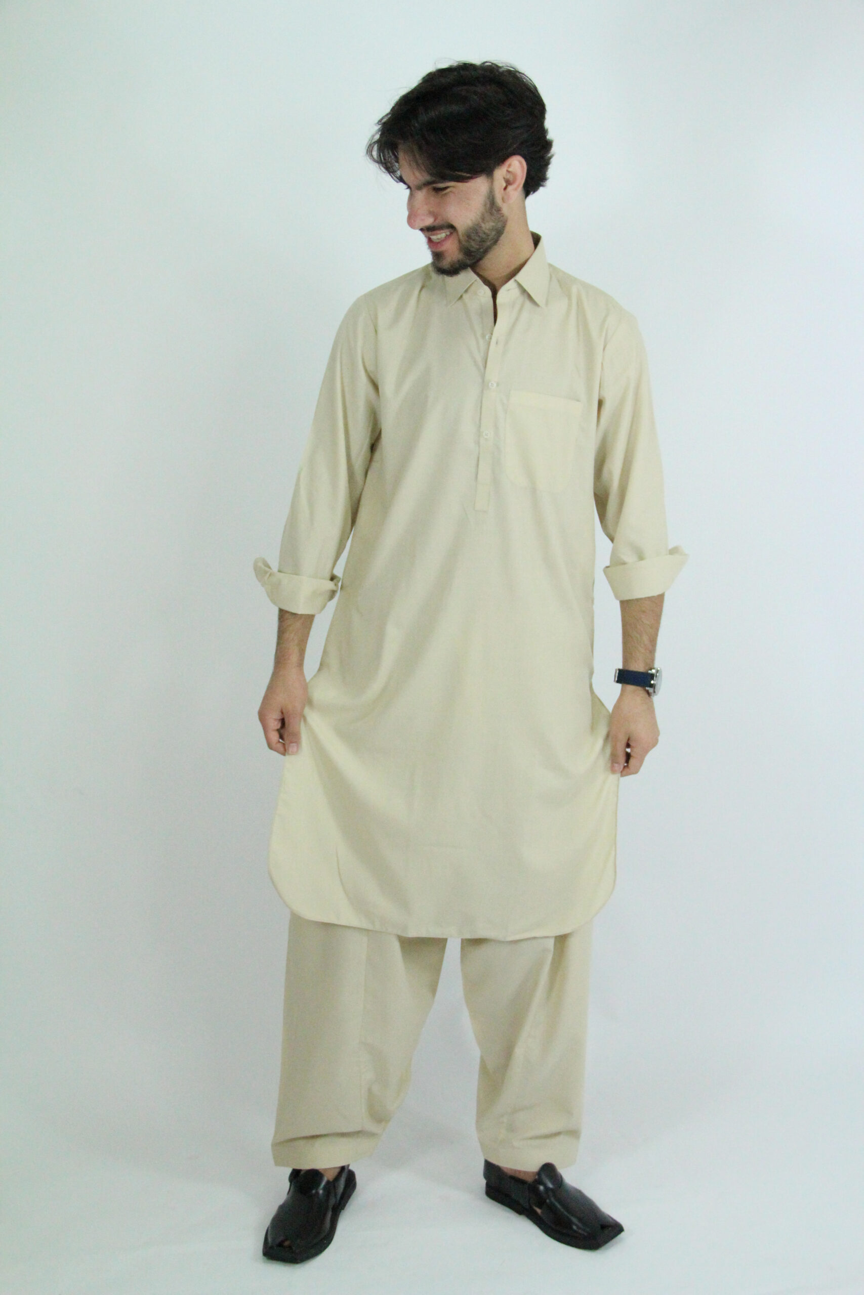 Klassieke Beige Perahan Tunban-AFGTRAD002-1