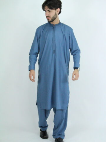 Traditionele Blauwe Perahan Tunban - AFGTRAD001